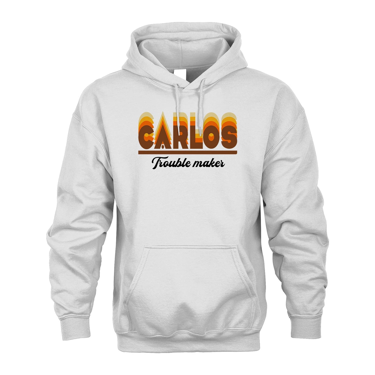 Your Name Trouble Maker Funny Shirt CARLOS M1-34