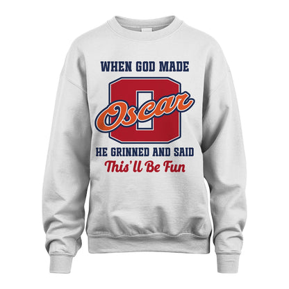 God Made Your Name Custom Shirt OSCAR M1-16