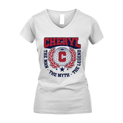 The Man The Myth The Legend Logo Shirt CHERYL M1-30