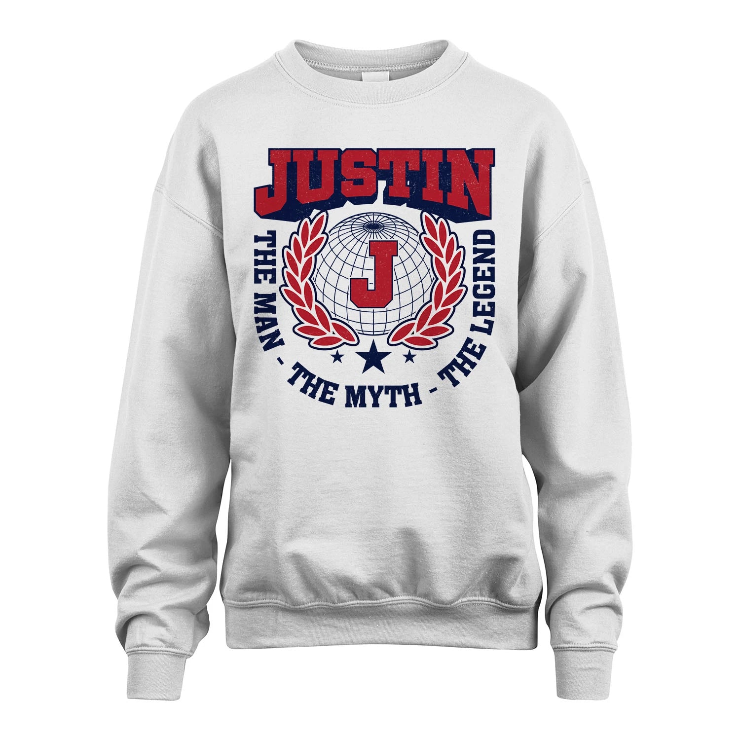 The Man The Myth The Legend Logo Shirt JUSTIN M1-30