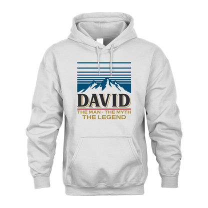 The Man The Myth The Legend Vintage Mountain Shirt DAVID M1-19