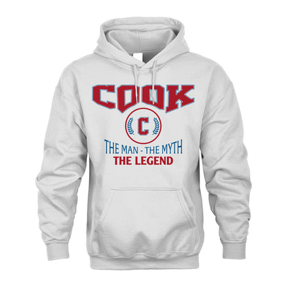 The Man The Myth The Legend Jet Style Shirt COOK M1-9