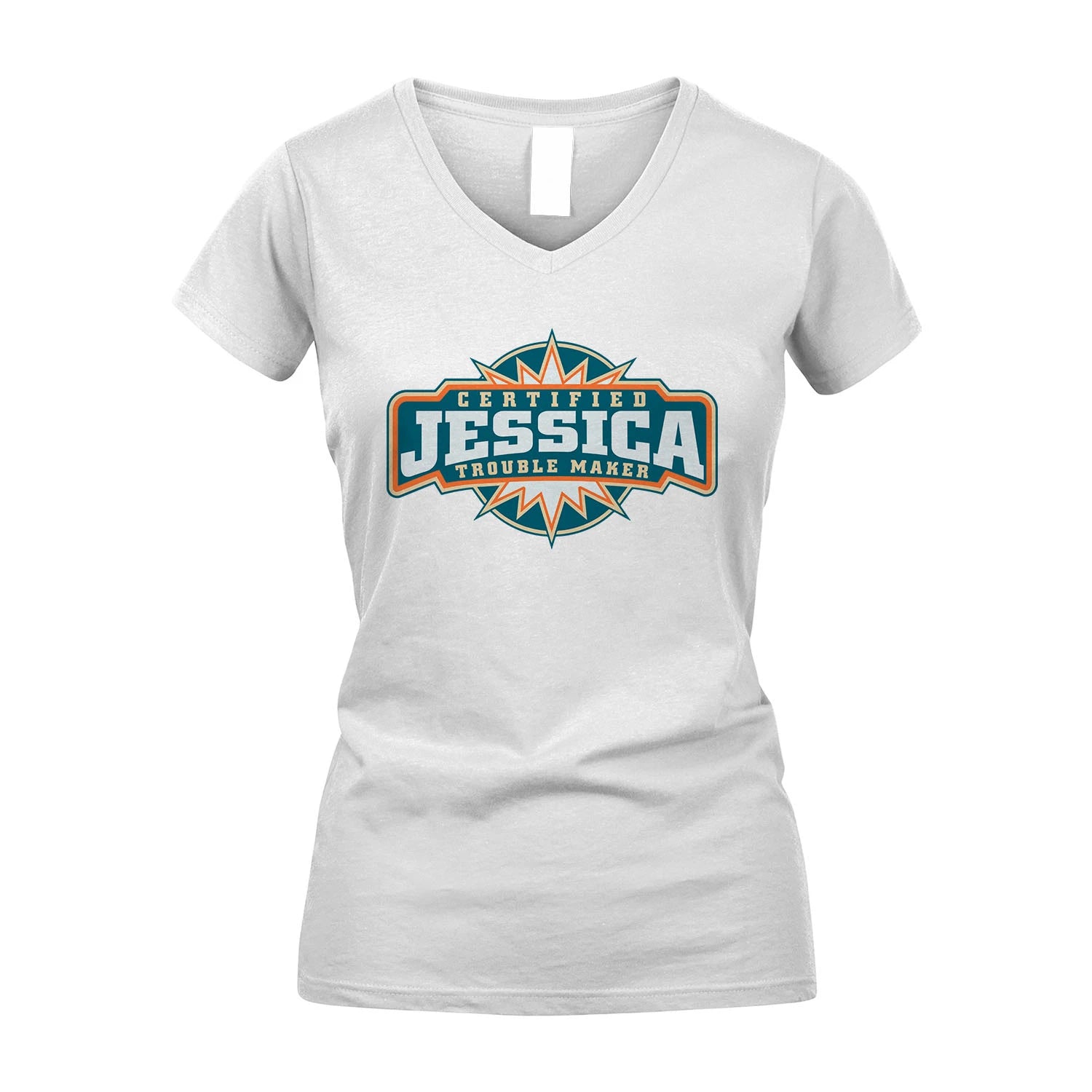 Certified Your Name Trouble Maker Shirt JESSICA M1-36