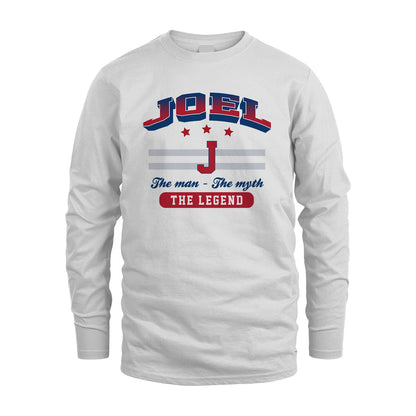 The Man The Myth The Legend With Your Name Shirt JOEL M1-35