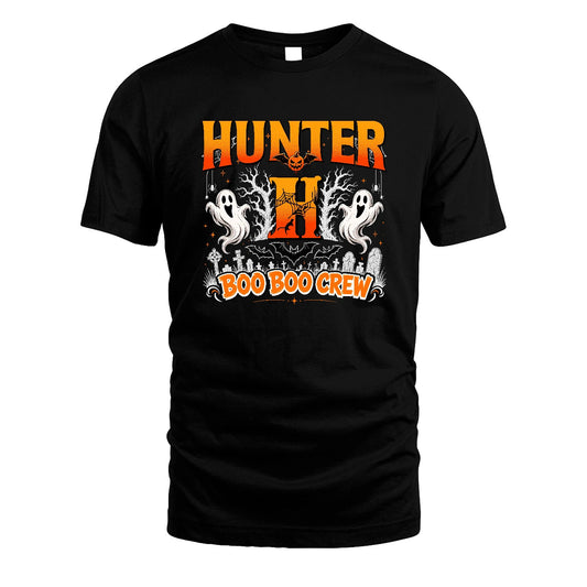 Boo Boo Crew Halloween Custom Name Shirt HUNTER M1-28