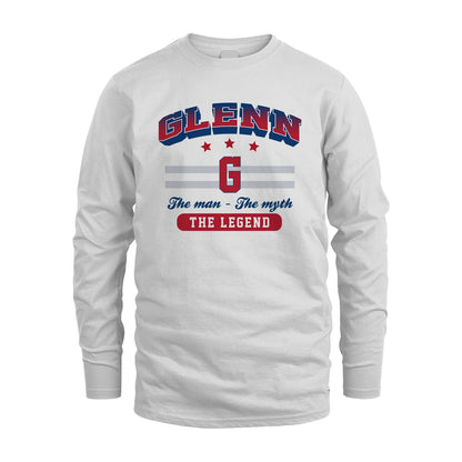 The Man The Myth The Legend With Your Name Shirt GLENN M1-35