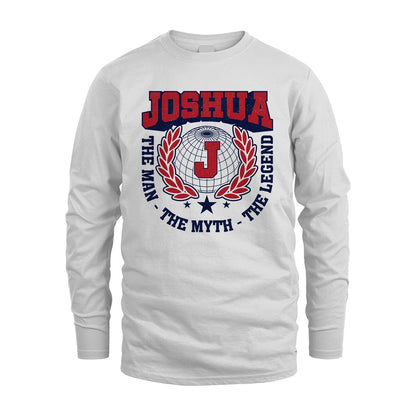 The Man The Myth The Legend Logo Shirt JOSHUA M1-30