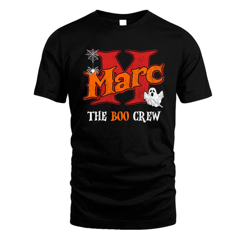 The Boo Crew Halloween Custom Name Shirt MARC M1-22