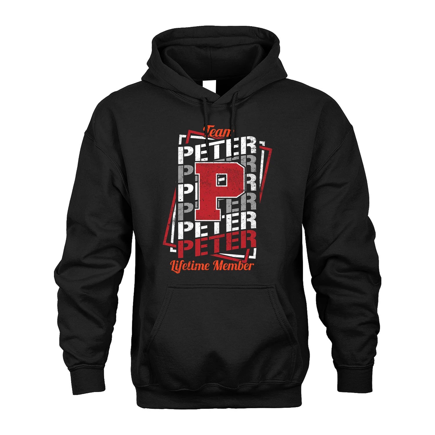Team Your Name Lifetime Member Sporty Shirt PETER M1-25