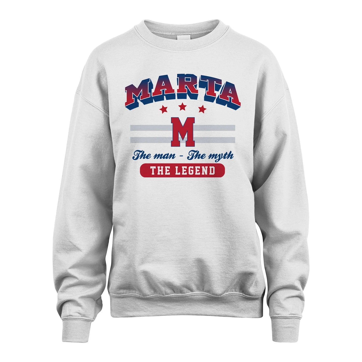 The Man The Myth The Legend With Your Name Shirt MARTA M1-35