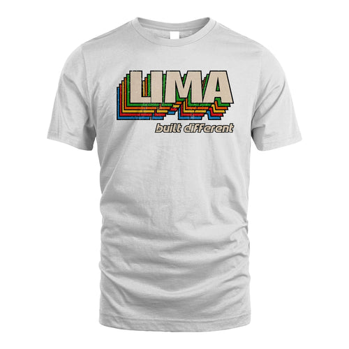 Your Name Built Different Retro Shirt LIMA M1-26