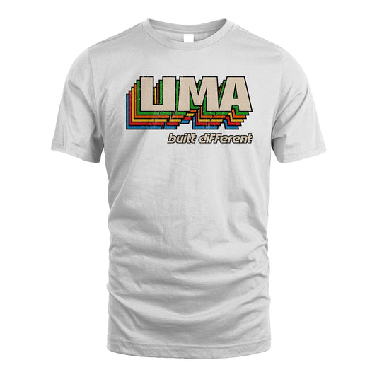 Your Name Built Different Retro Shirt LIMA M1-26