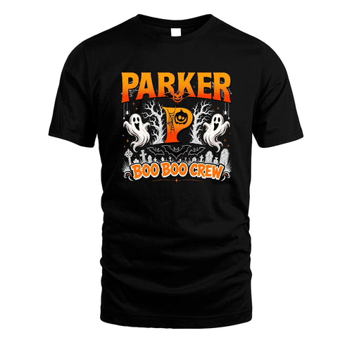 Boo Boo Crew Halloween Custom Name Shirt PARKER M1-28