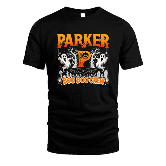 Boo Boo Crew Halloween Custom Name Shirt PARKER M1-28