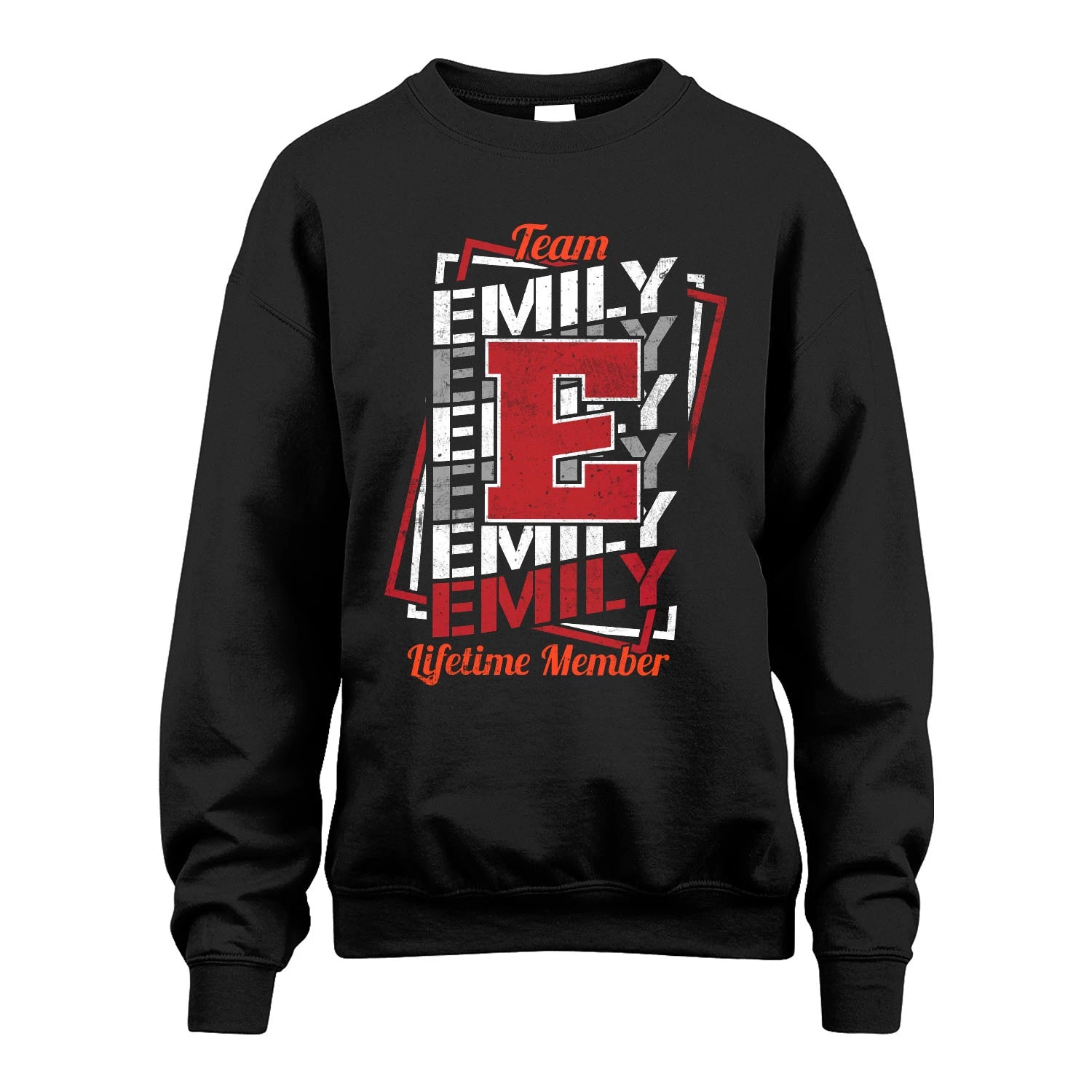 Team Your Name Lifetime Member Sporty Shirt EMILY M1-25