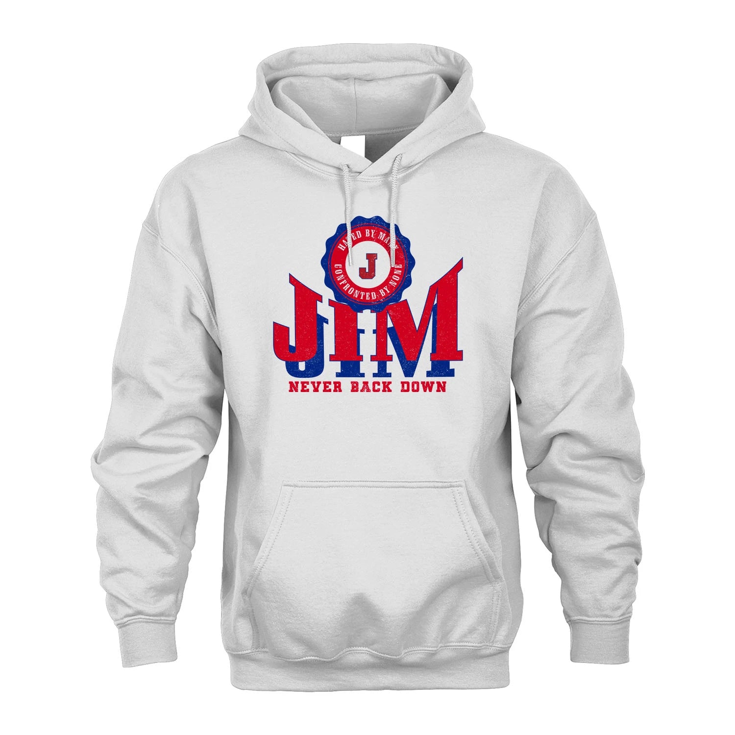 Your Name Never Back Down Shirt JIM M1-33