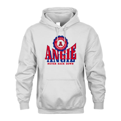 Your Name Never Back Down Shirt ANGIE M1-33
