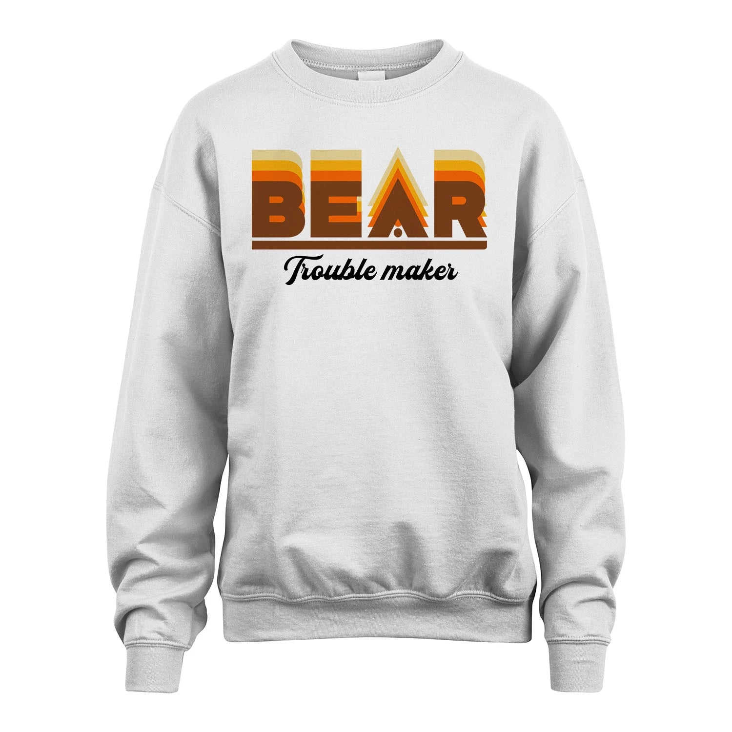 Your Name Trouble Maker Funny Shirt BEAR M1-34