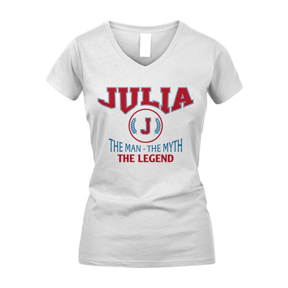 The Man The Myth The Legend Jet Style Shirt JULIA M1-9