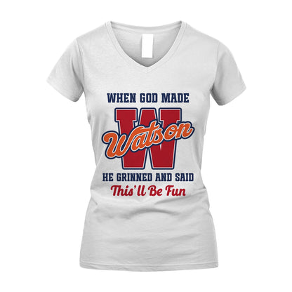 God Made Your Name Custom Shirt WATSON M1-16
