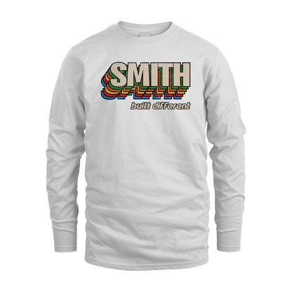 Your Name Built Different Retro Shirt SMITH M1-26
