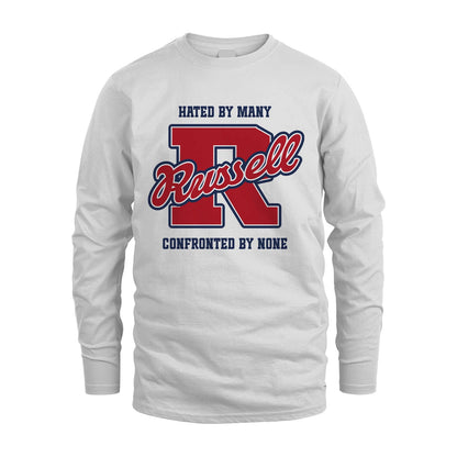 Hated By Many Confronted By None Personalized Name Shirt RUSSELL M1-8