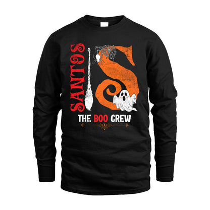 The Boo Crew Halloween With Your Name Shirt SANTOS M1-23