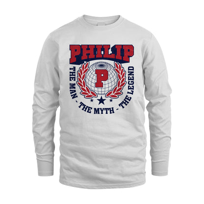 The Man The Myth The Legend Logo Shirt PHILIP M1-30