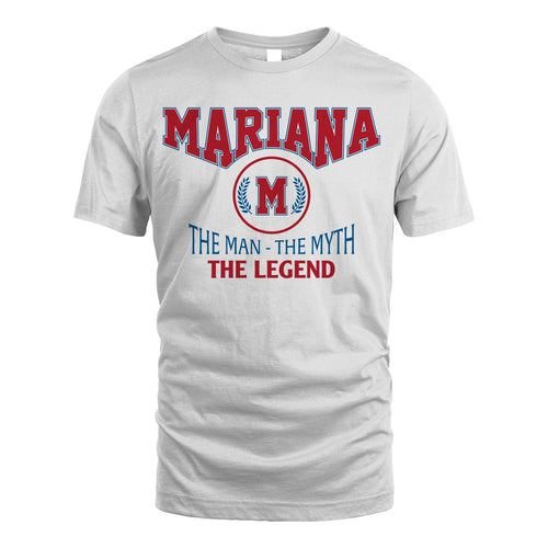 The Man The Myth The Legend Jet Style Shirt MARIANA M1-9