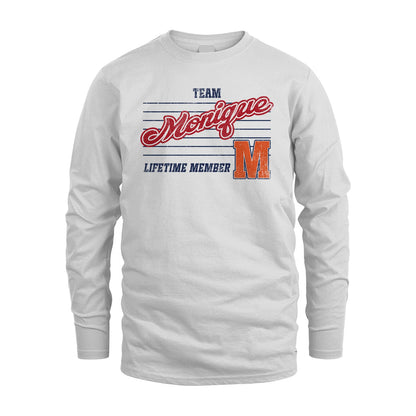 Team Your Name Lifetime Member Vintage Shirt MONIQUE M1-24
