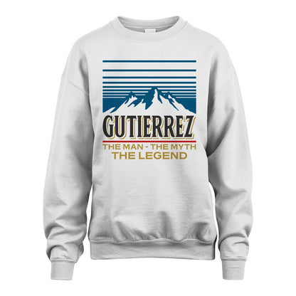The Man The Myth The Legend Vintage Mountain Shirt GUTIERREZ M1-19