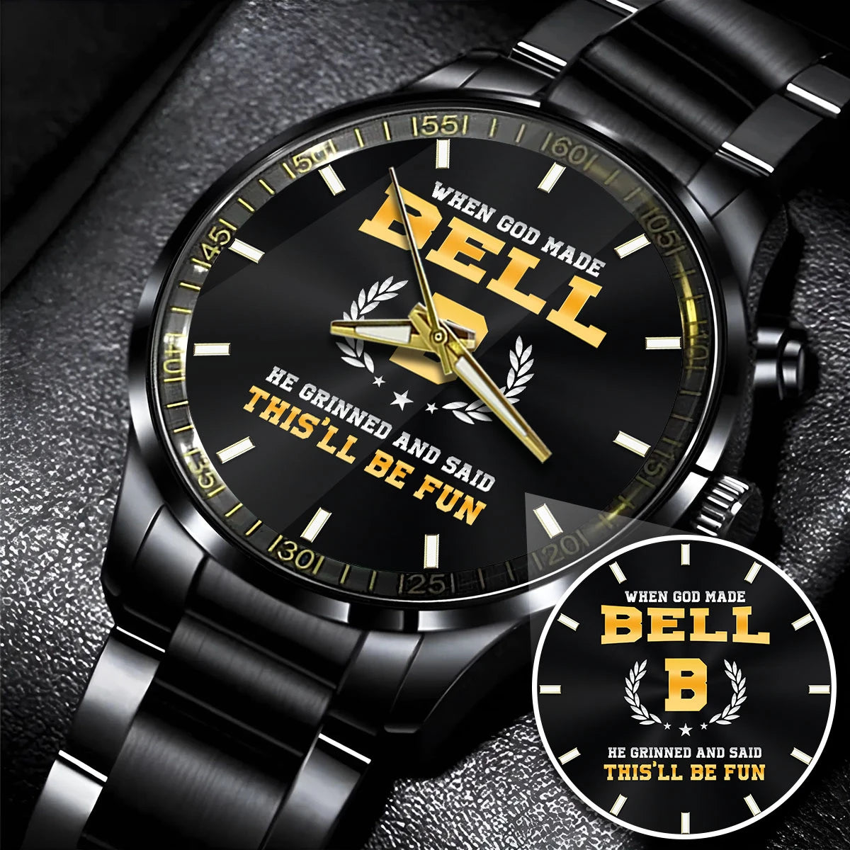 When God Made He Grinned And Said This'll Be Fun Watch BELL M1-W7