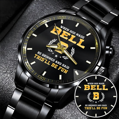 When God Made He Grinned And Said This'll Be Fun Watch BELL M1-W7