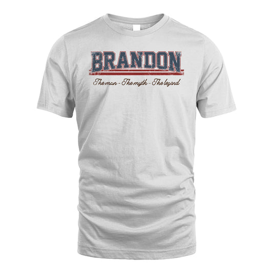 The Man The Myth The Legend Vintage Shirt BRANDON M1-6