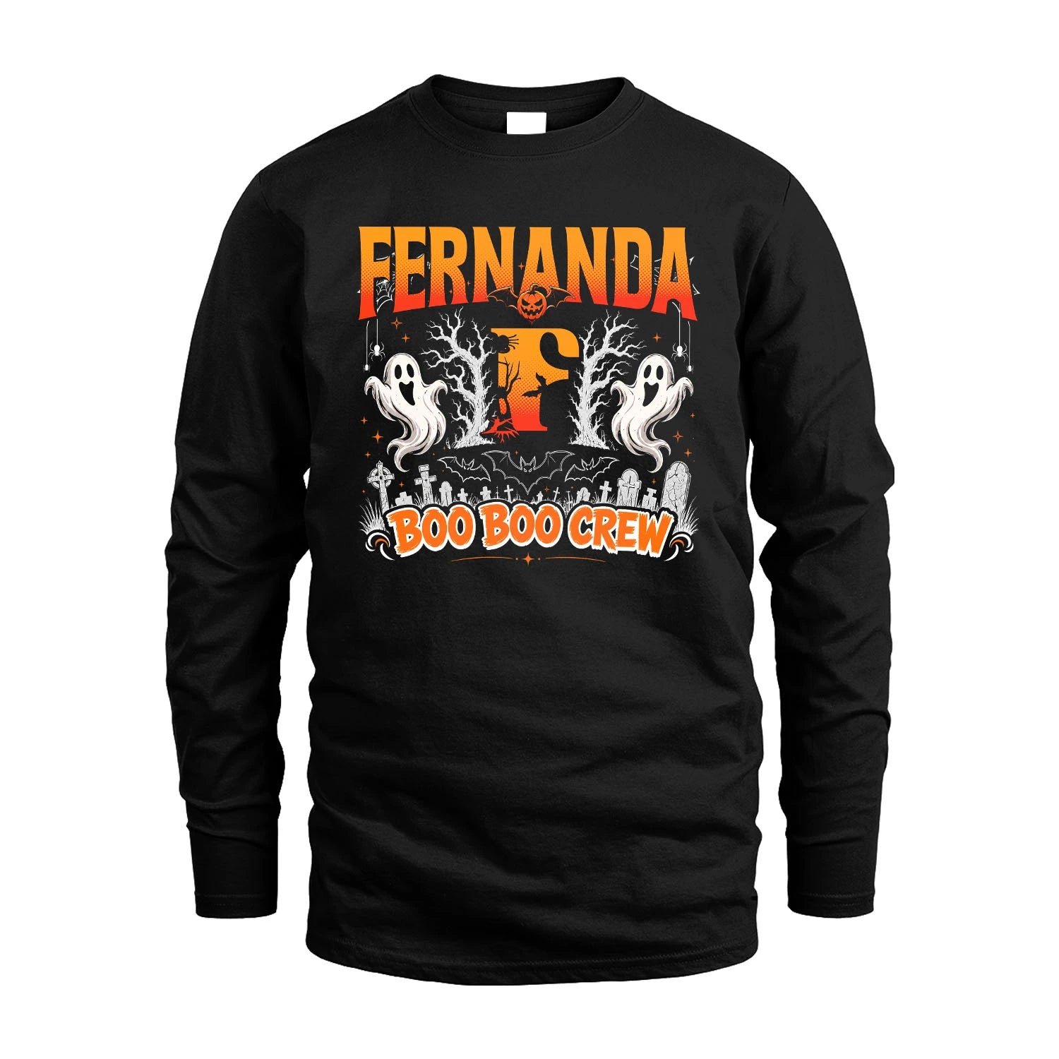 Boo Boo Crew Halloween Custom Name Shirt FERNANDA M1-28