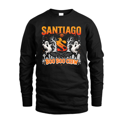 Boo Boo Crew Halloween Custom Name Shirt SANTIAGO M1-28