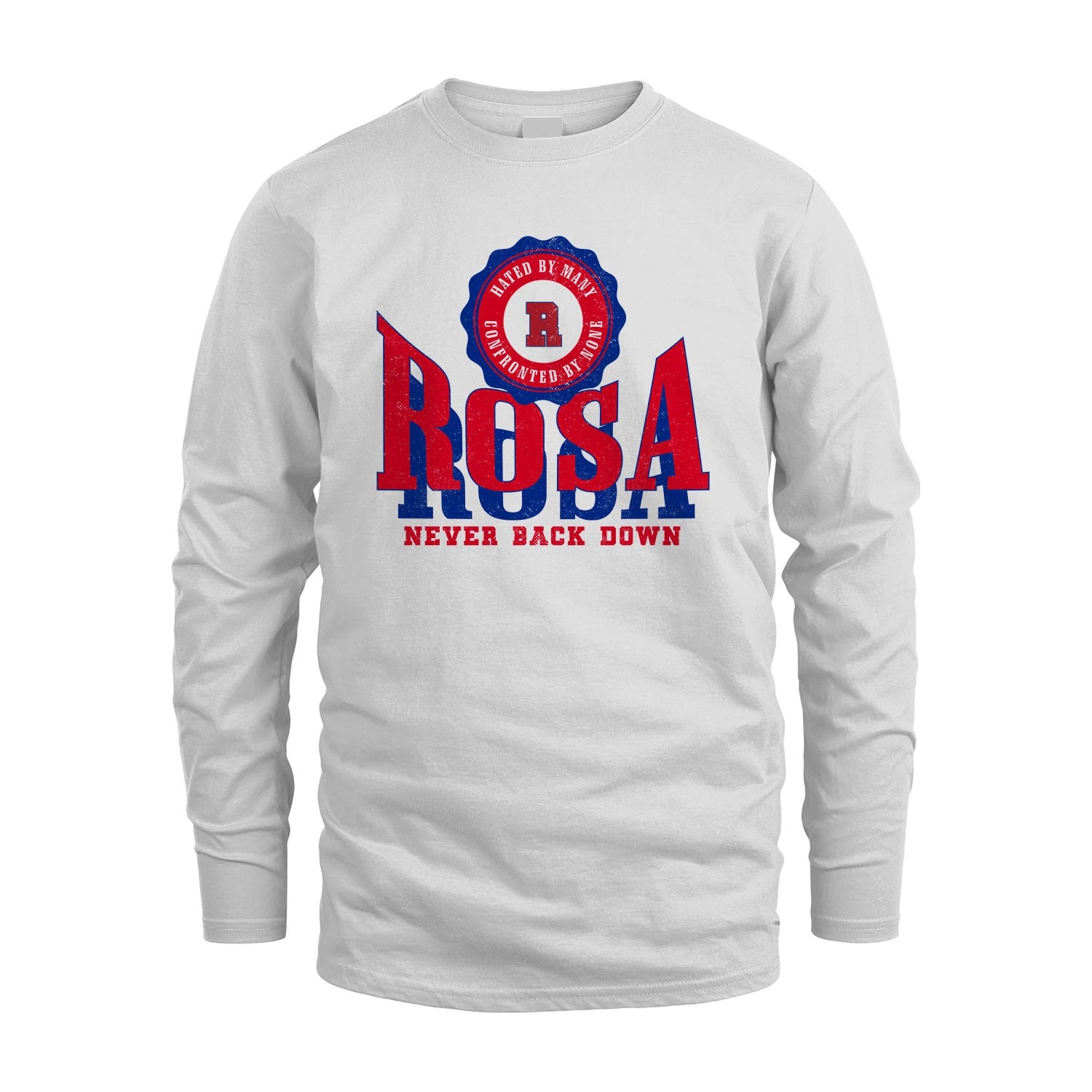 Your Name Never Back Down Shirt ROSA M1-33