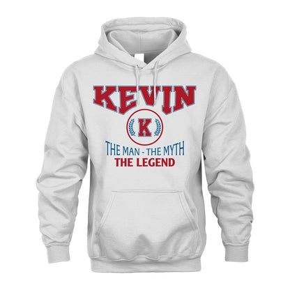 The Man The Myth The Legend Jet Style Shirt KEVIN M1-9