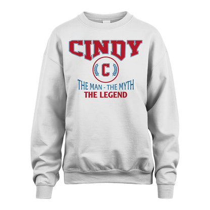 The Man The Myth The Legend Jet Style Shirt CINDY M1-9