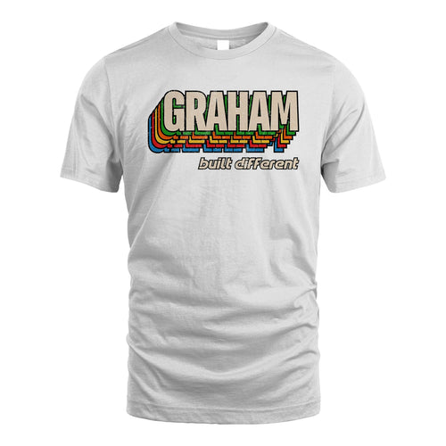 Your Name Built Different Retro Shirt GRAHAM M1-26