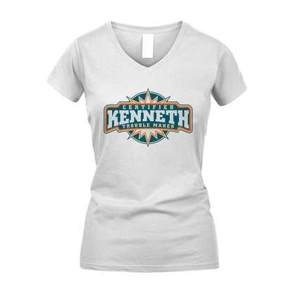Certified Your Name Trouble Maker Shirt KENNETH M1-36