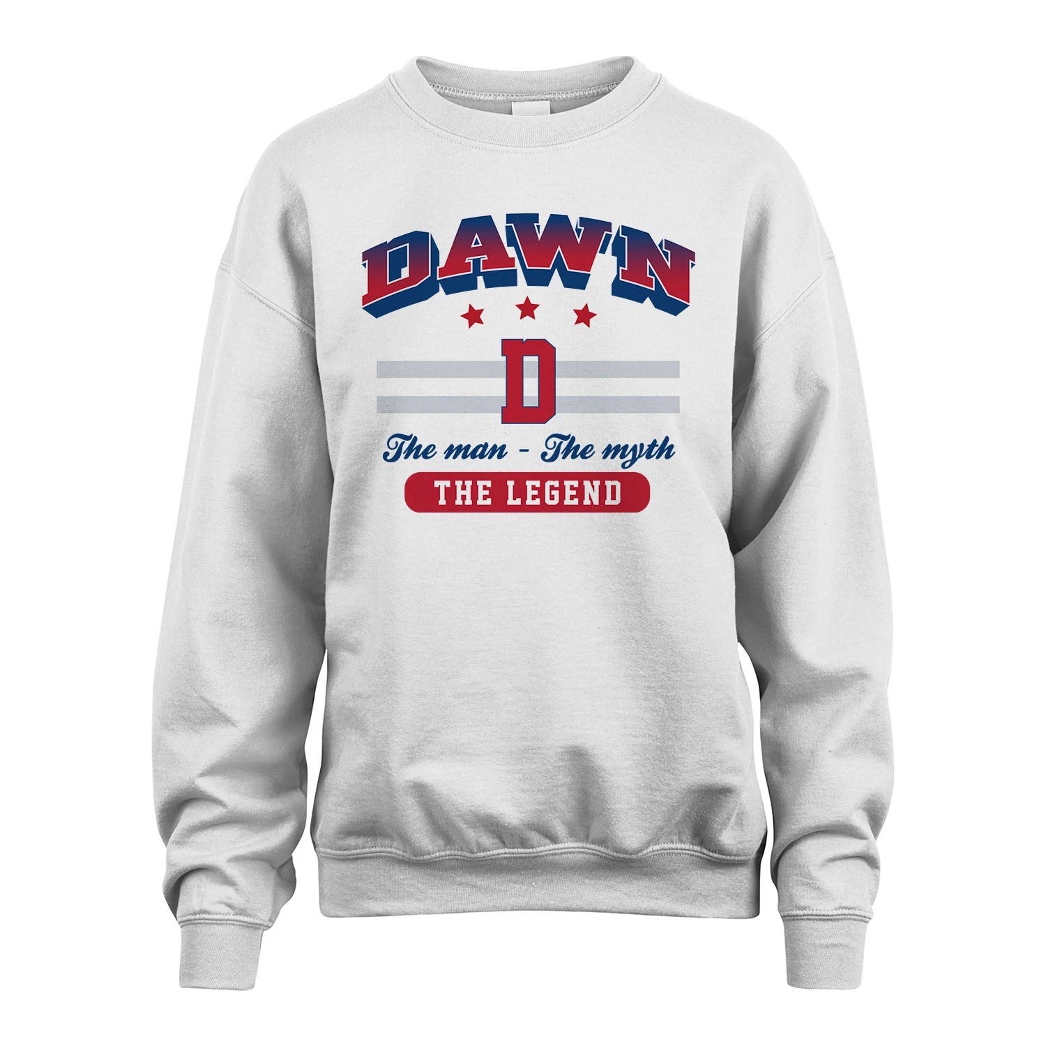 The Man The Myth The Legend With Your Name Shirt DAWN M1-35