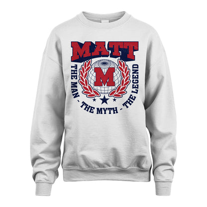 The Man The Myth The Legend Logo Shirt MATT M1-30