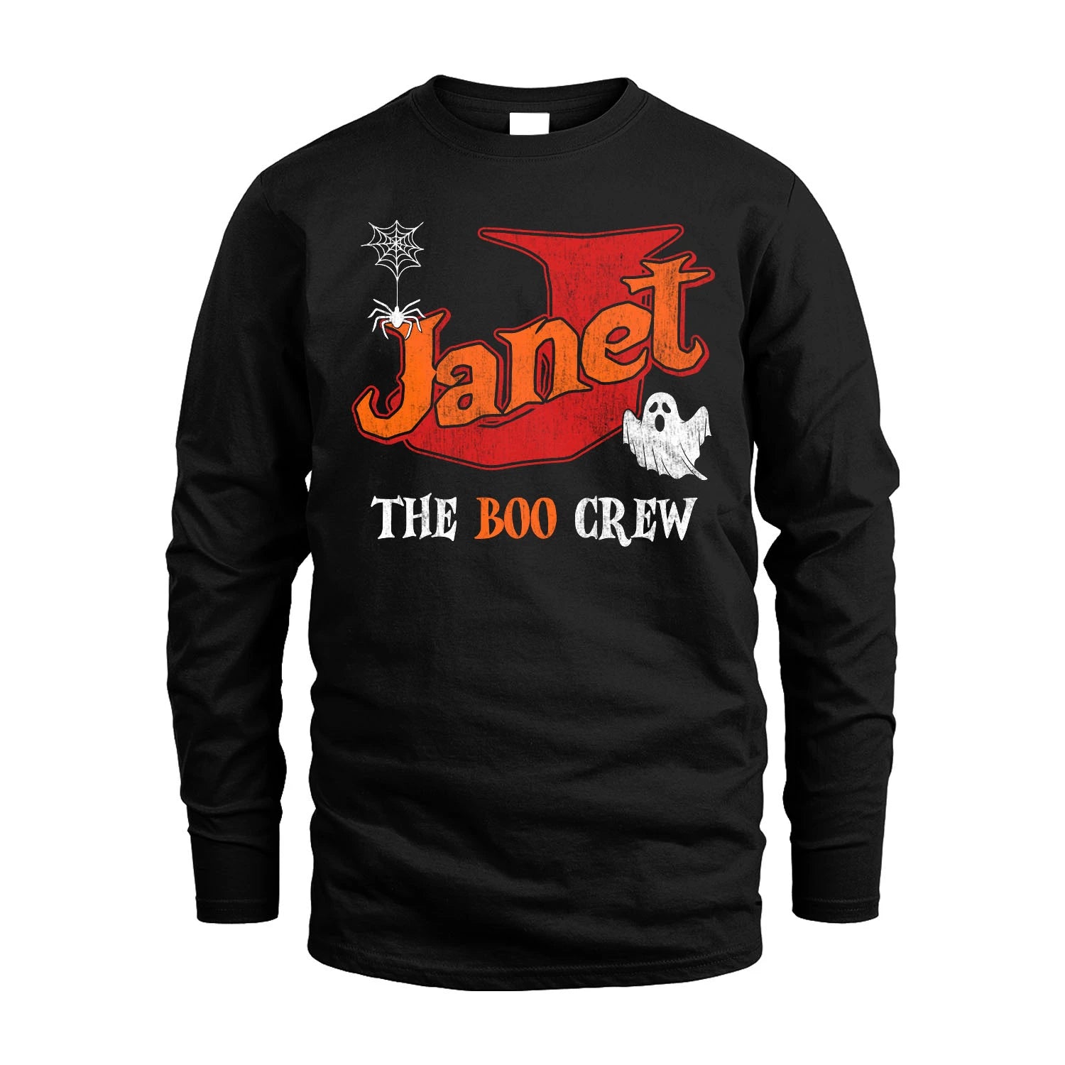 The Boo Crew Halloween Custom Name Shirt JANET M1-22