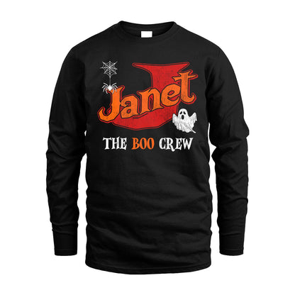 The Boo Crew Halloween Custom Name Shirt JANET M1-22
