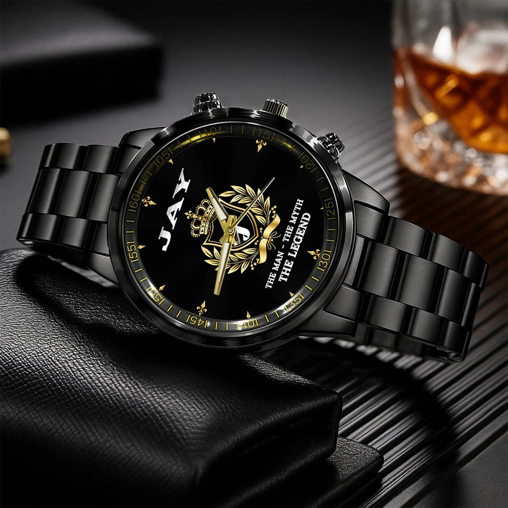 The Man The Myth The Legend King Crown Watch JAY M1-W4