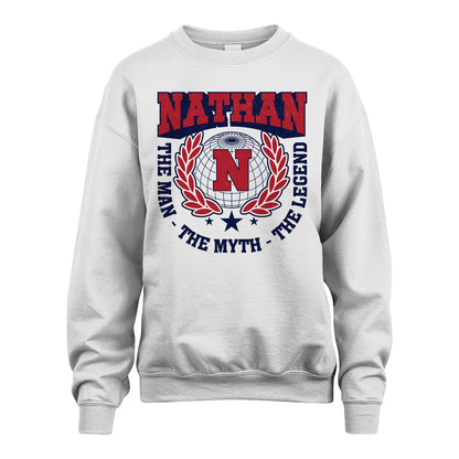 The Man The Myth The Legend Logo Shirt NATHAN M1-30