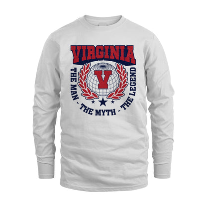 The Man The Myth The Legend Logo Shirt VIRGINIA M1-30
