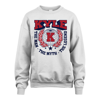 The Man The Myth The Legend Logo Shirt KYLE M1-30