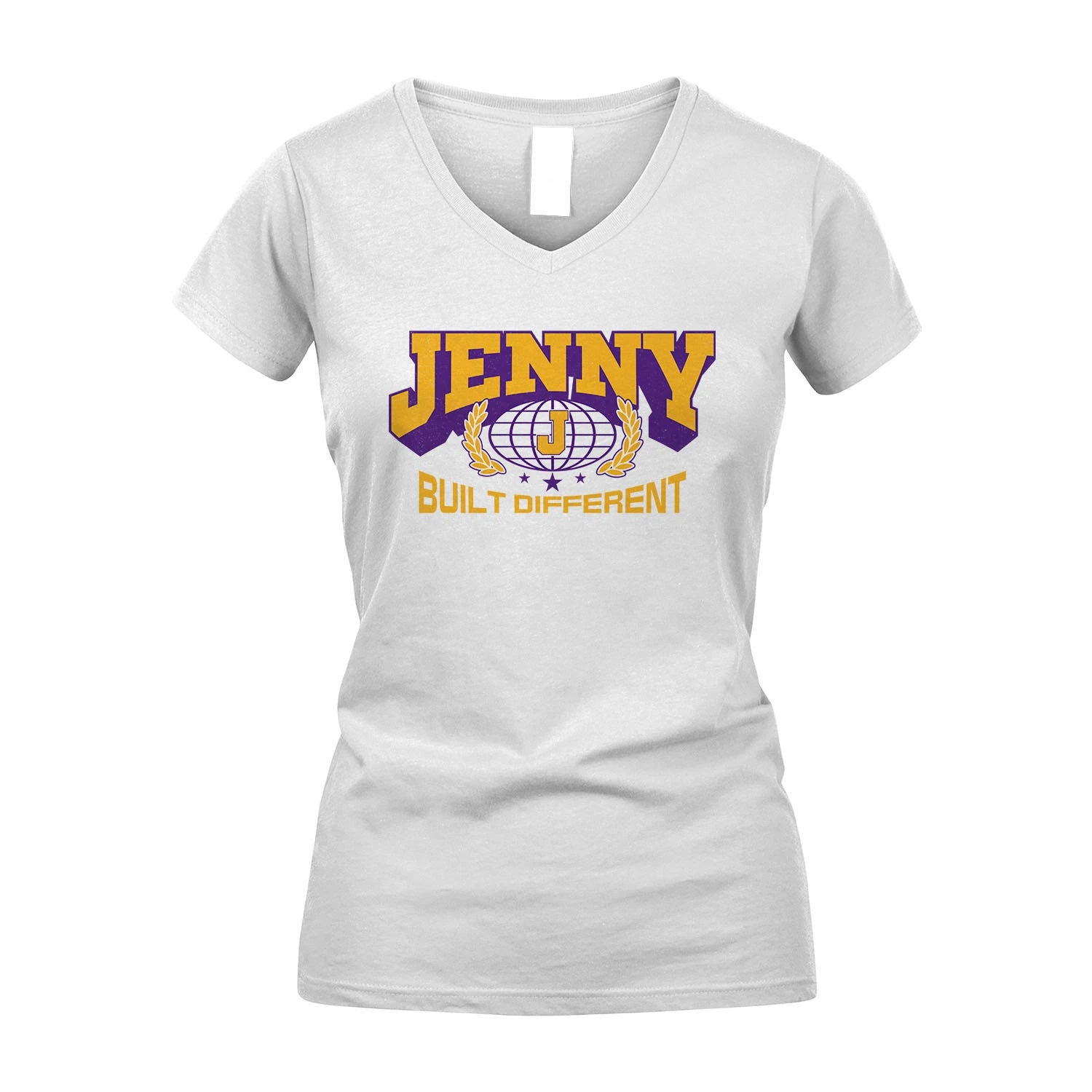Your Name Built Different Sporty Shirt JENNY M1-32